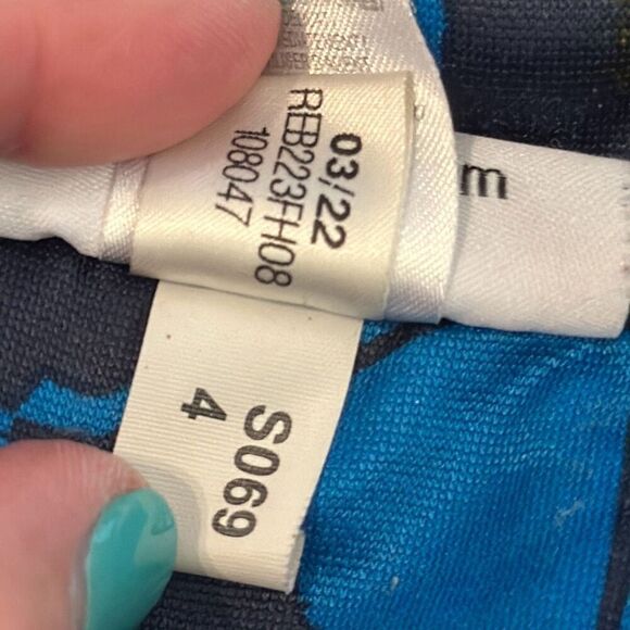 Reebok Boys Blue & Orange All Over Print Hoodie Sweatshirt With Front Pockets L - Picture 9 of 9